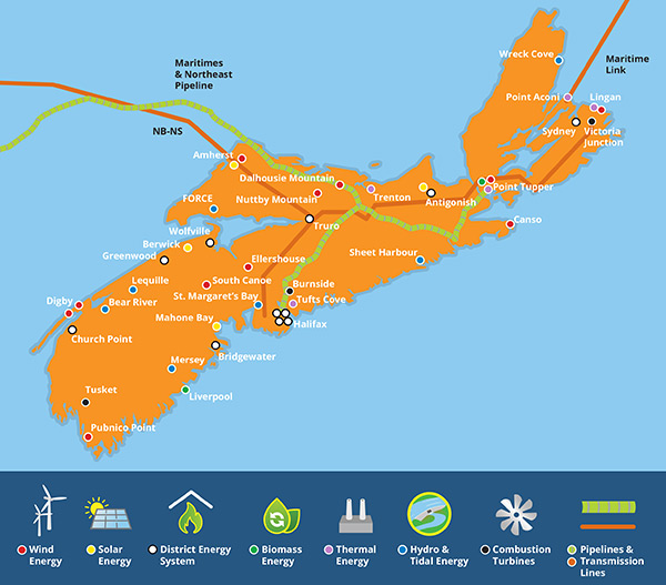 NS Energy Resources Map