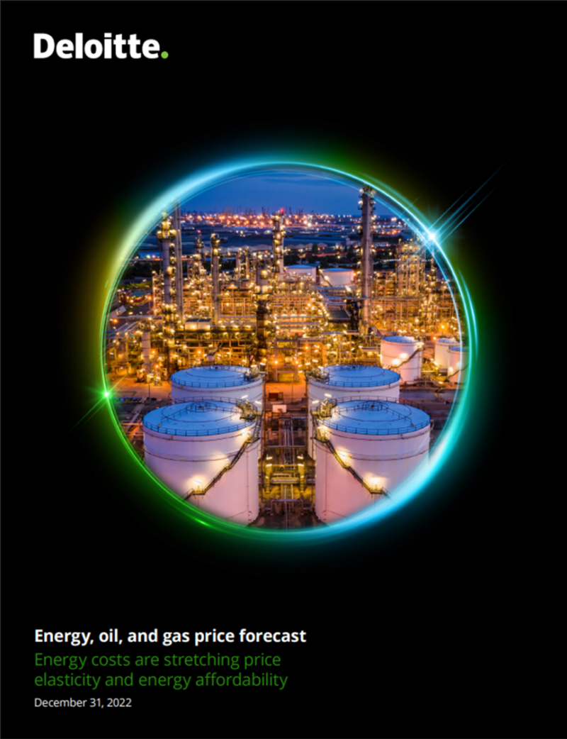 Deloitte 2023 Energy, oil, and gas price forecast Atlantica Centre